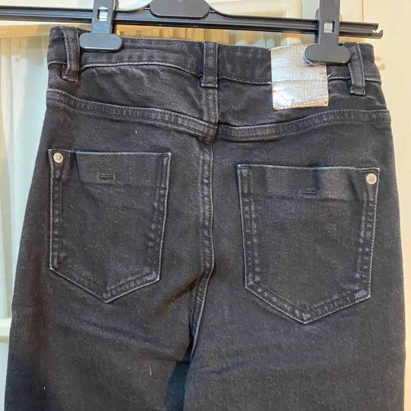 Zara Siyah Skinny Midi Jean pantolon - Görsel 5