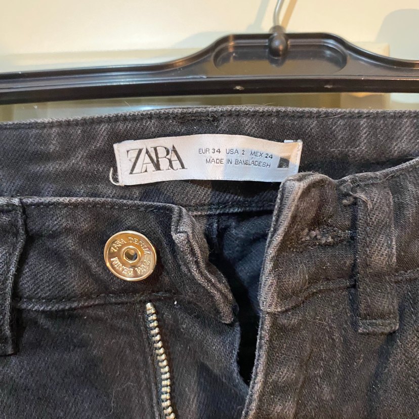 Zara Siyah Skinny Midi Jean pantolon - Görsel 3