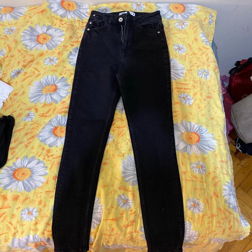 Zara Siyah Skinny Midi Jean pantolon - Görsel 2