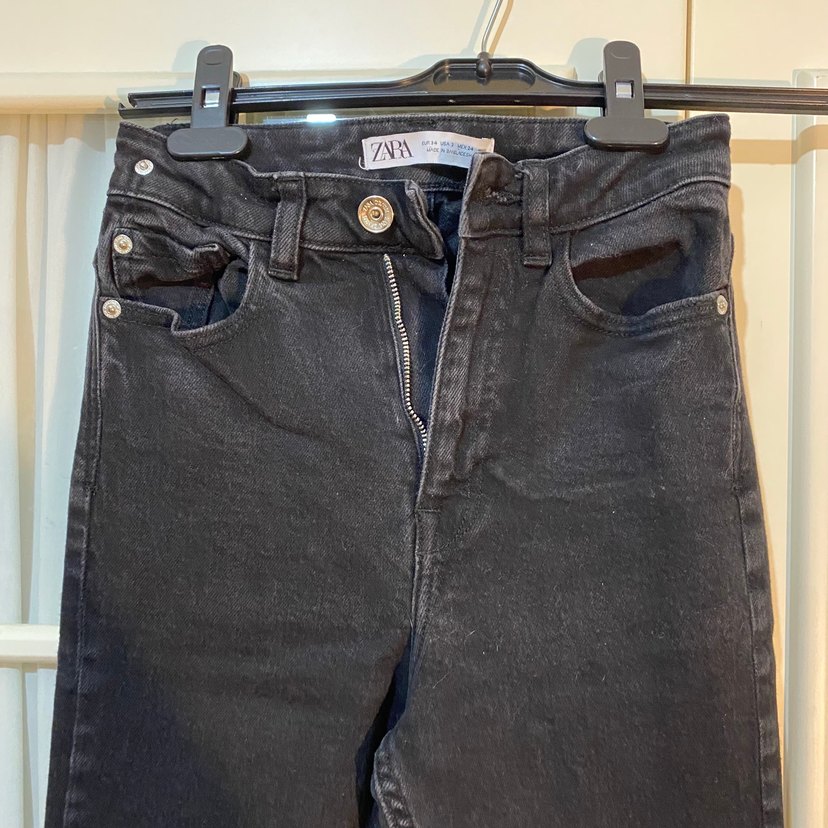 Zara Siyah Skinny Midi Jean pantolon - Görsel 4