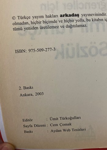 Beden Resimli Türkçe Sözlük ali püsküllüoğlu