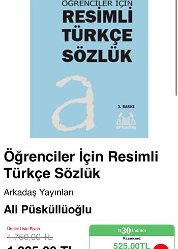 Resimli Türkçe Sözlük ali püsküllüoğlu - Görsel 11