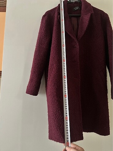 44 Beden bordo Renk lcw kaşe kaban