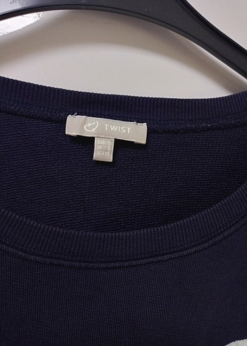 38 Beden lacivert Renk koç nakışlı salaş Sweatshirt