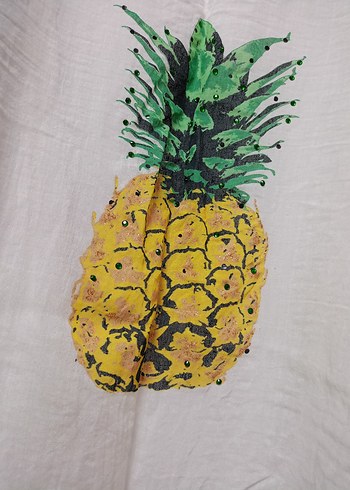 Beyaz Bohem Pamuklu pareo - Görsel 5