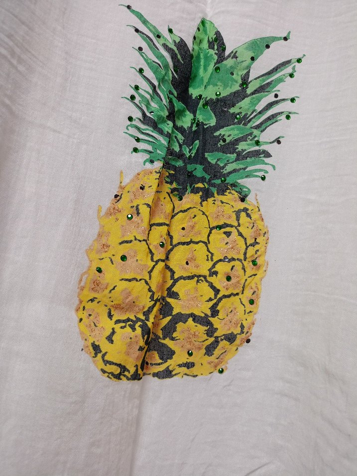 Beyaz Bohem Pamuklu pareo - Görsel 5