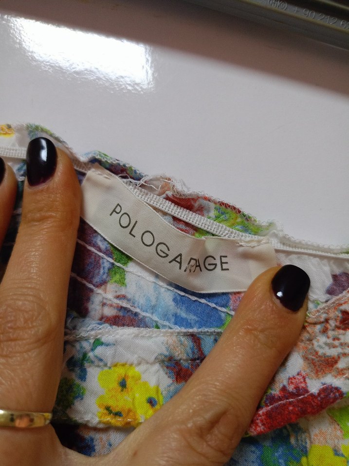 Çiçek Desenli Askısız Mini Tulum - Görsel 4