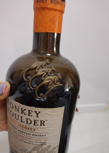 Monkey Shoulder Smokey Monk Blended Malt Viski şişesi - Görsel 2