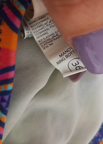 Bohem Çok Renkli Püsküllü Bikini Altı - Görsel 6