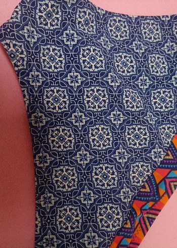 Bohem Çok Renkli Püsküllü Bikini Altı - Görsel 4