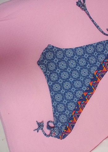 Bohem Çok Renkli Püsküllü Bikini Altı - Görsel 3