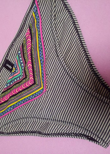 Nakışlı Renkli Kadın Bikini Altı - Görsel 2