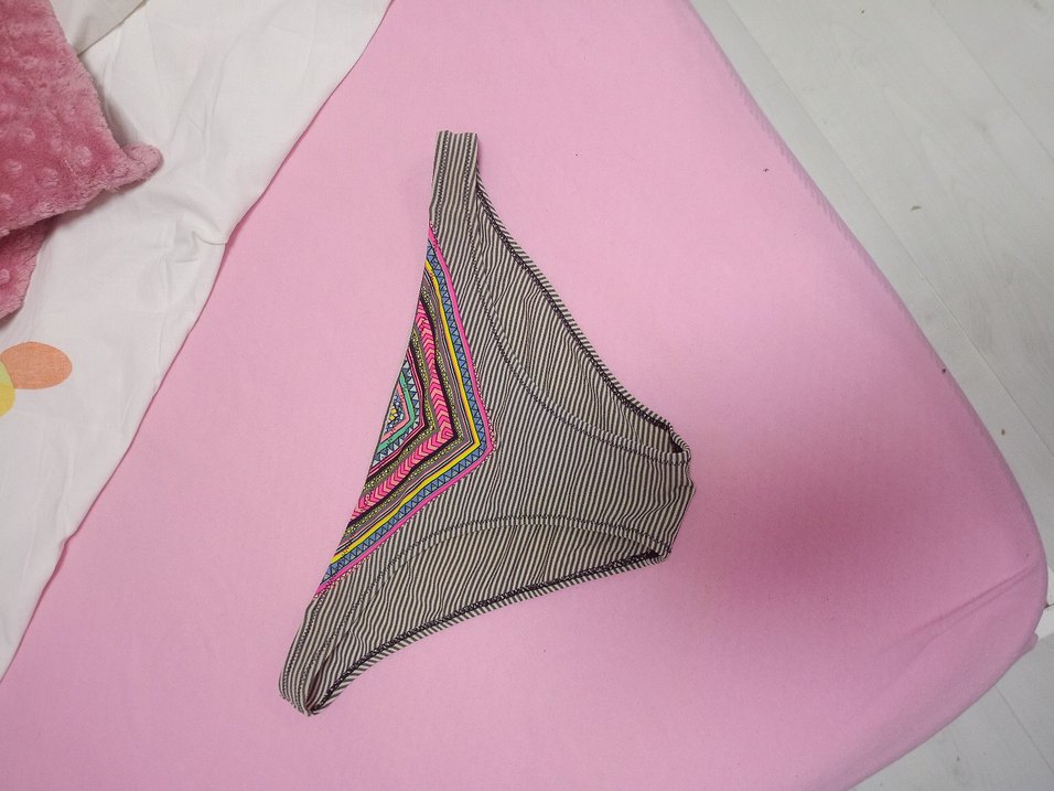 Nakışlı Renkli Kadın Bikini Altı - Görsel 4