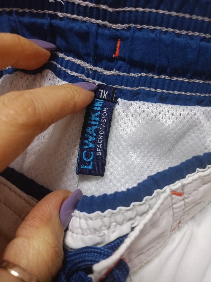 Beyaz Erkek Şort - Görsel 4