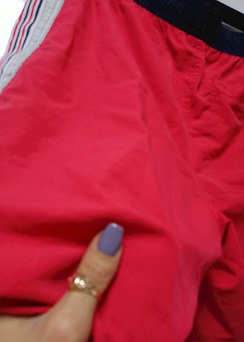 Renkli Baskılı Kemerli Erkek Şort - Görsel 7