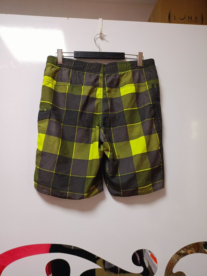 Erkek Sarı Kemerli Mini Bağcıklı Şort - Görsel 5