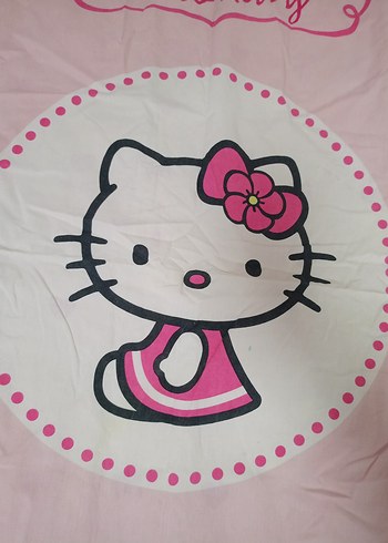Hello Kitty Desenli Pembe Çocuk nevresim seti takımı - Görsel 2