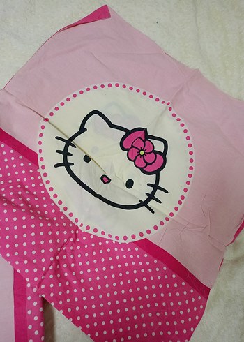 Hello Kitty Desenli Pembe Çocuk nevresim seti takımı - Görsel 11