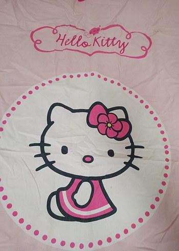 Hello Kitty Desenli Pembe Çocuk nevresim seti takımı - Görsel 3