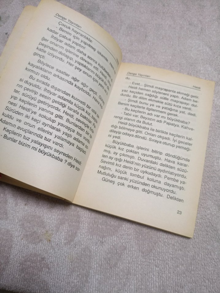 Heidi - Dünya Çocuk Klasikleri Çocuk Kitabı - Görsel 2