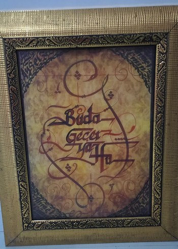 Altın renkli parlak çerçeveli tablo - Görsel 5