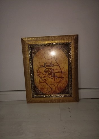 Altın renkli parlak çerçeveli tablo - Görsel 2