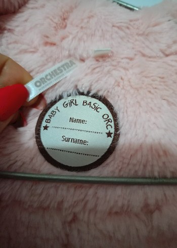 Kız Çocuk Pembe Kapüşonlu Kürklü Ceket - Görsel 5