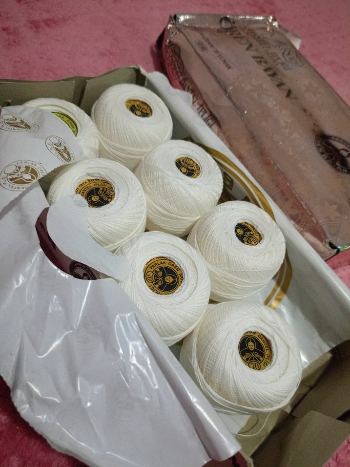 Beyaz Nakış İpi Seti ören bayan - Görsel 3