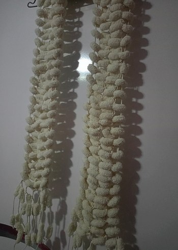 beyaz atkı örgü kalın - Görsel 5