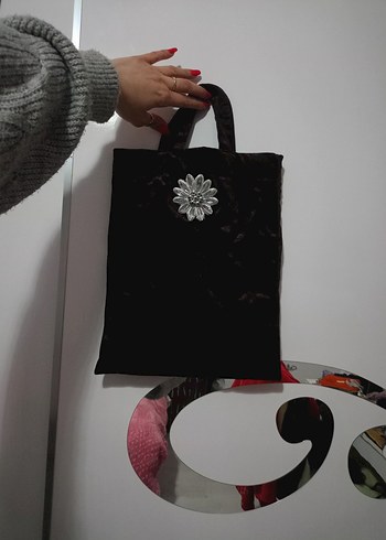 kadife Kadın Çanta - Görsel 8