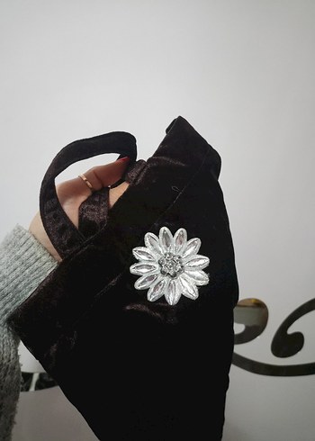 kadife Kadın Çanta - Görsel 4