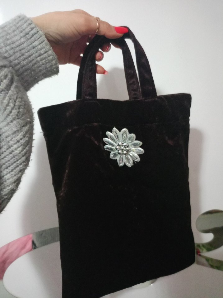 kadife Kadın Çanta - Görsel 2