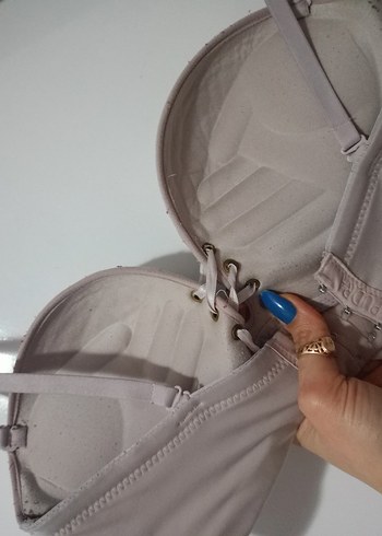 Dantel Detaylı dolgulu sütyen - Görsel 8