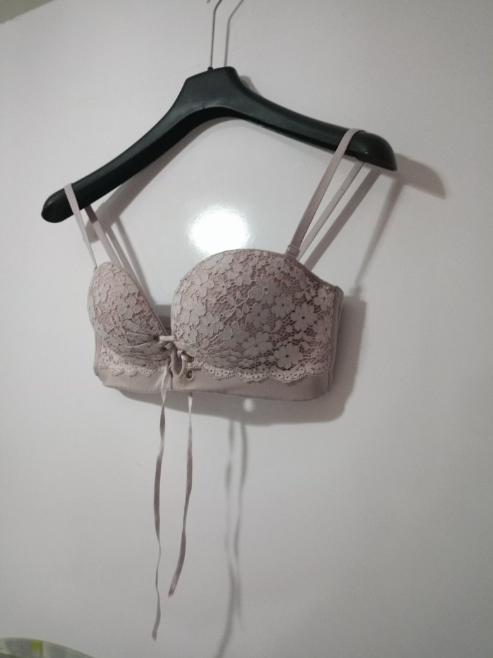 Dantel Detaylı dolgulu sütyen - Görsel 5