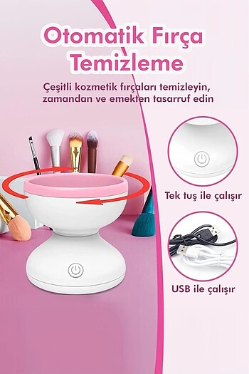 Diğer Makyaj Fırça Yıkama Aleti