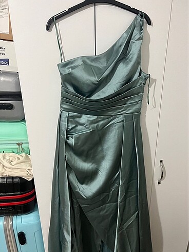 Abiye yeşil - Görsel 4