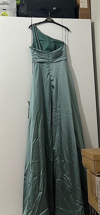 Abiye yeşil - Görsel 3