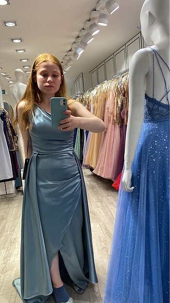 Abiye yeşil - Görsel 2