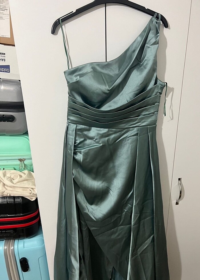 Abiye yeşil - Görsel 4