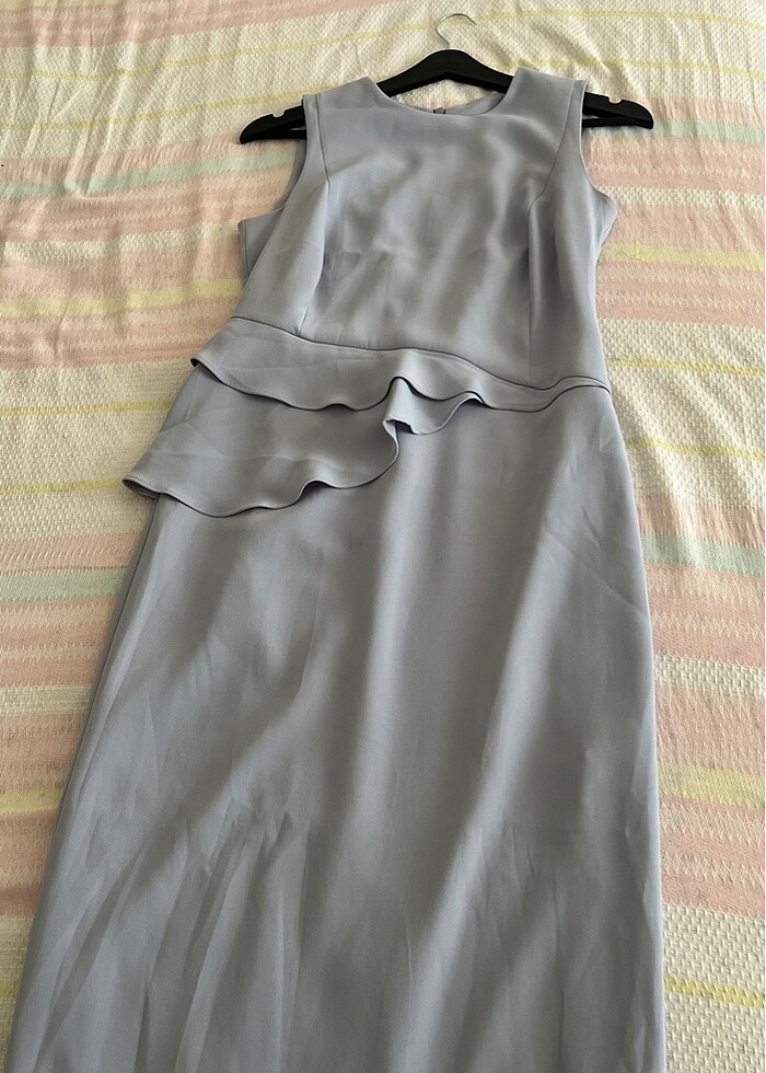 Açık mavi abiye - Görsel 3