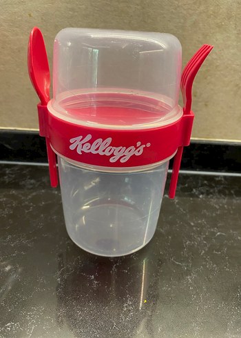 Beden Kellogg's Granola Kabı 650 ml Kırmızı
