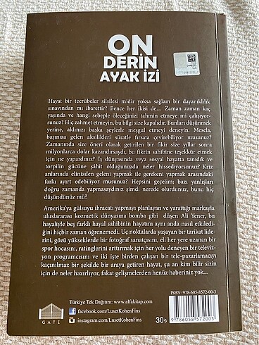 On Derin Ayak İzi