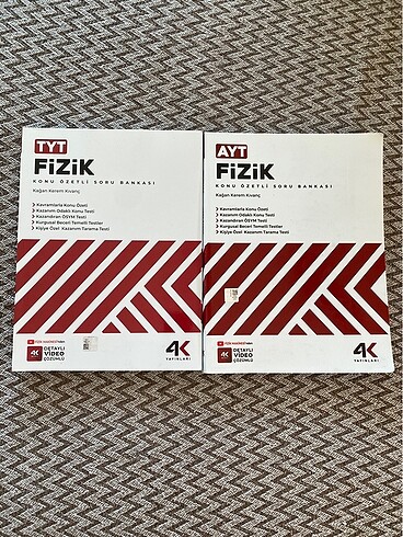 TYT AYT Fizik soru bankası