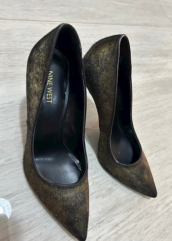 Nine West Altın Renk Topuklu - Görsel 4