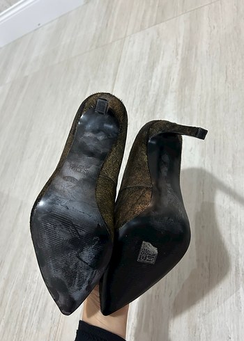 Nine West Altın Renk Topuklu - Görsel 8