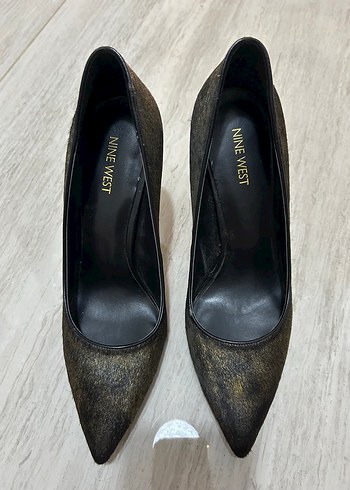 Nine West Altın Renk Topuklu - Görsel 5