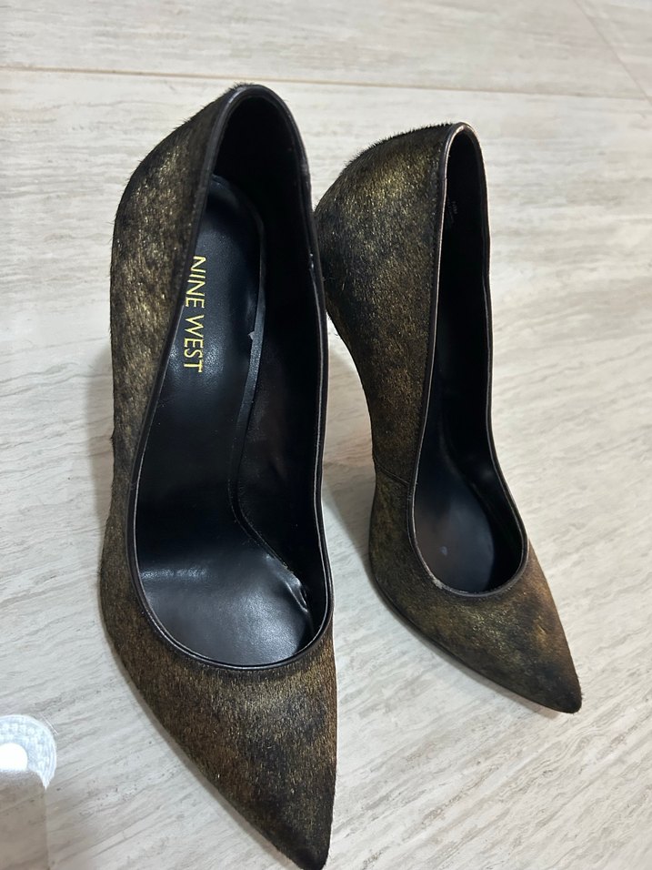 Nine West Altın Renk Topuklu - Görsel 4