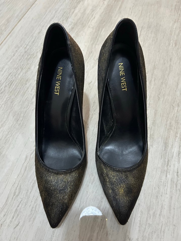 Nine West Altın Renk Topuklu - Görsel 5