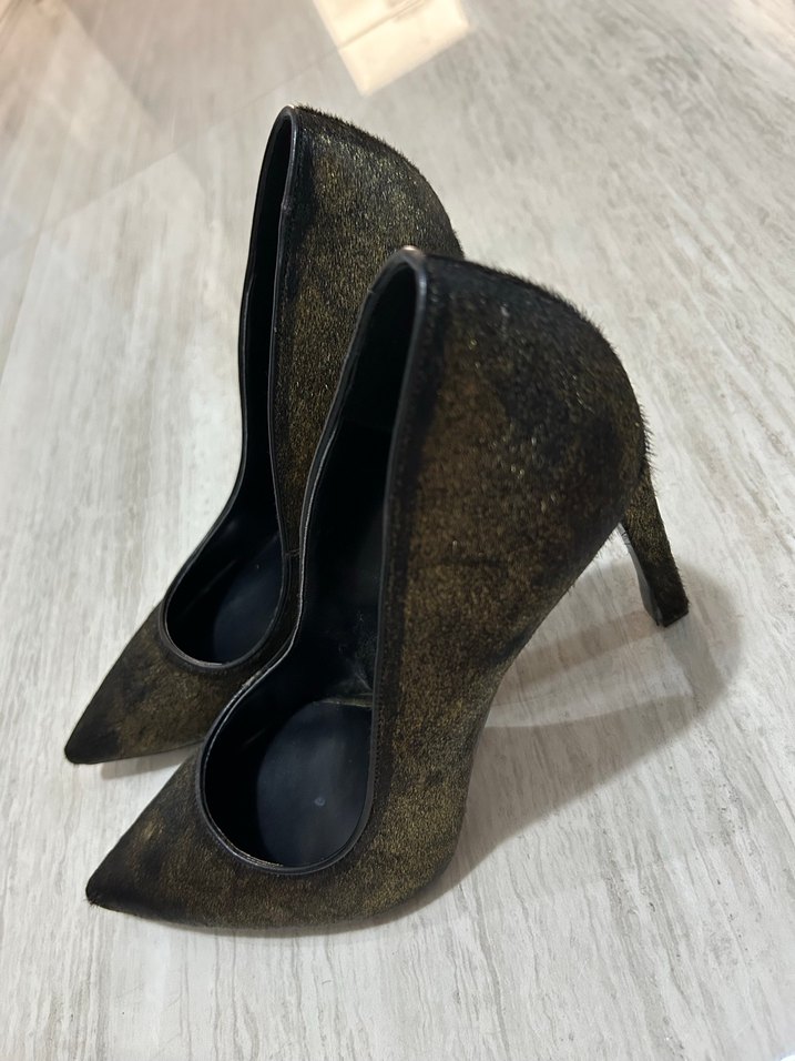 Nine West Altın Renk Topuklu - Görsel 2