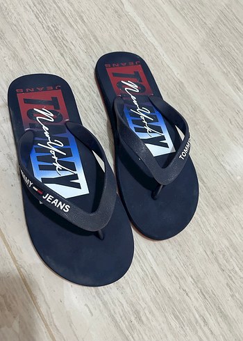 Tokalı Lacivert Erkek Terlik - Görsel 2